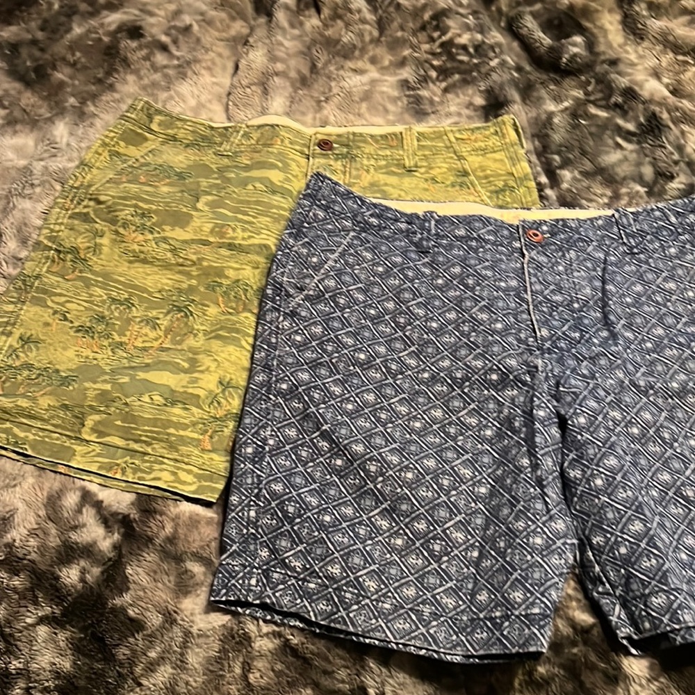 2 pairs Hollister button fly shorts men’s size 36